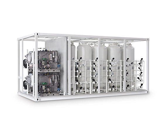 Integrated Methanol to Hydrogen Reformer Skid 