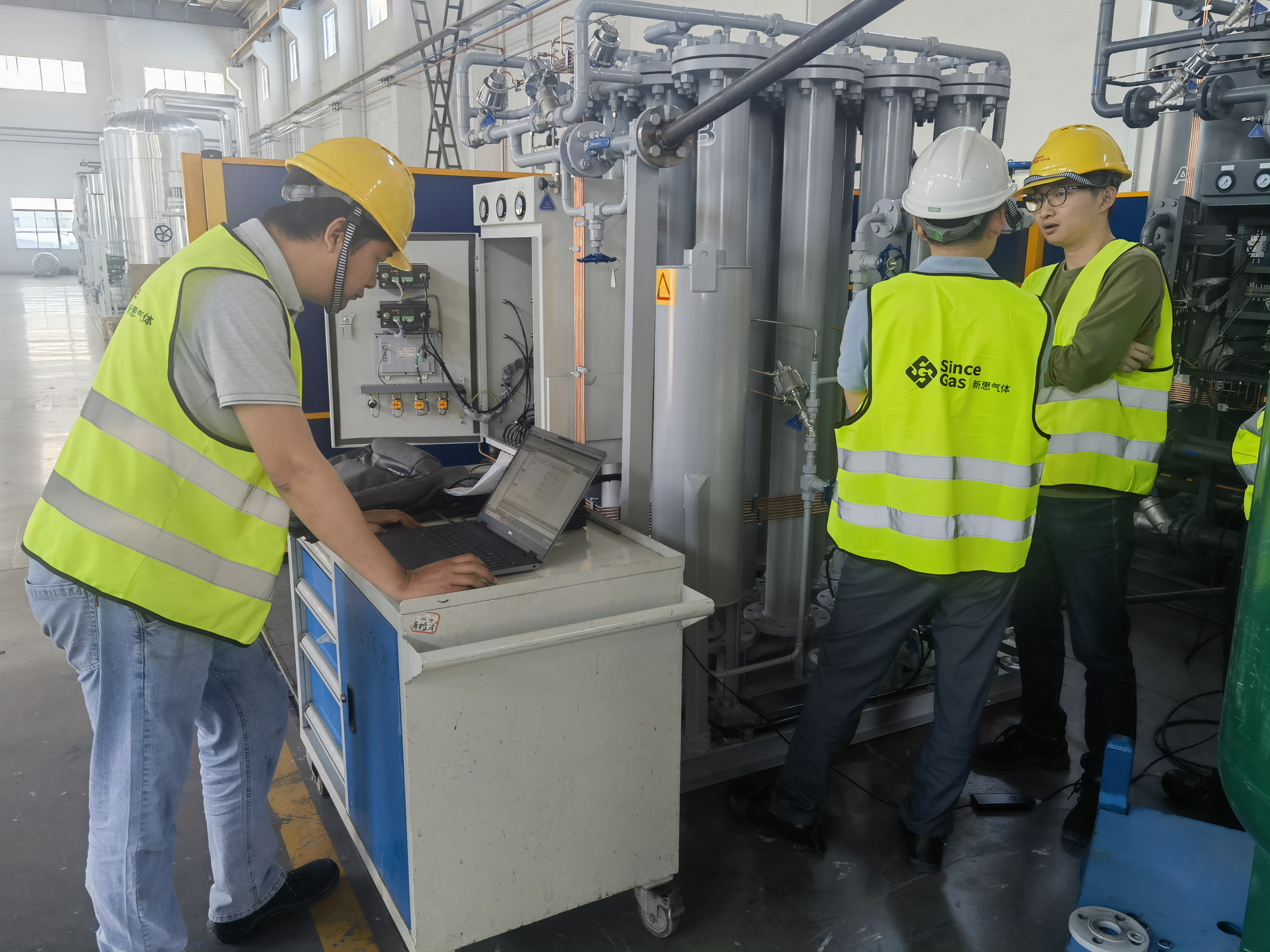 Continuously improve quality process management | Suzhou Since Gas carries out technical internal review and test of modular product