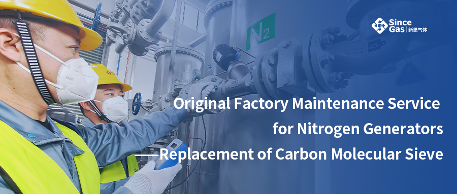 Original Factory Maintenance Service for SinceGas Nitrogen Generator - Carbon Molecular Sieve (CMS) Replacement
